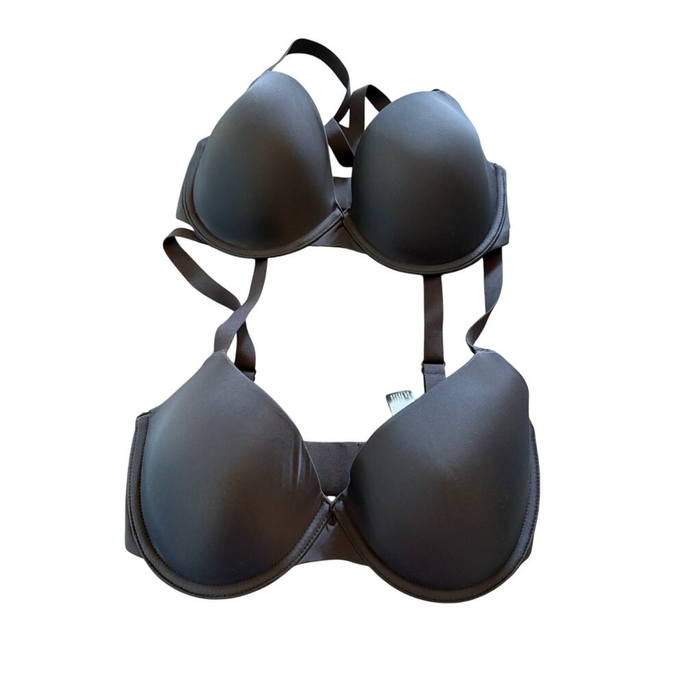 2 Pack 32DD Black Amazon Essentials Women's Microfiber Bra